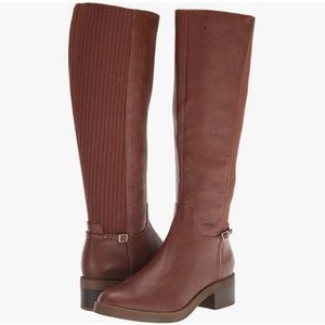 New Lifestride Bristol Tall Boots in Brown Size 6.5 Wide